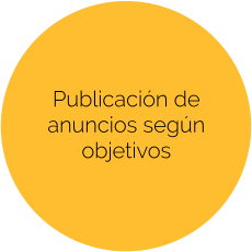 Publicación de anuncios según objetivos